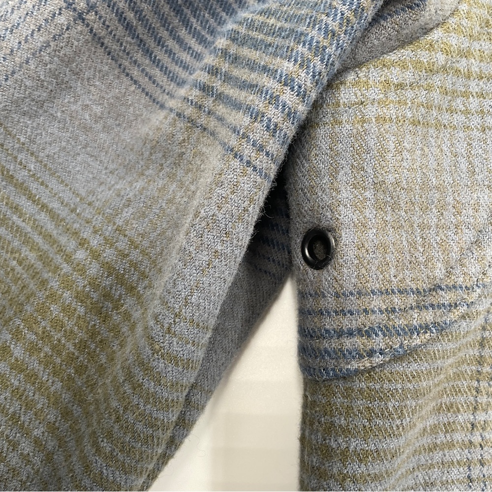 Woolrich West Ridge Cotton Fleece Shirt Jacket Shacket Chore Coat Gorpcore Men M - Picture 9 of 16